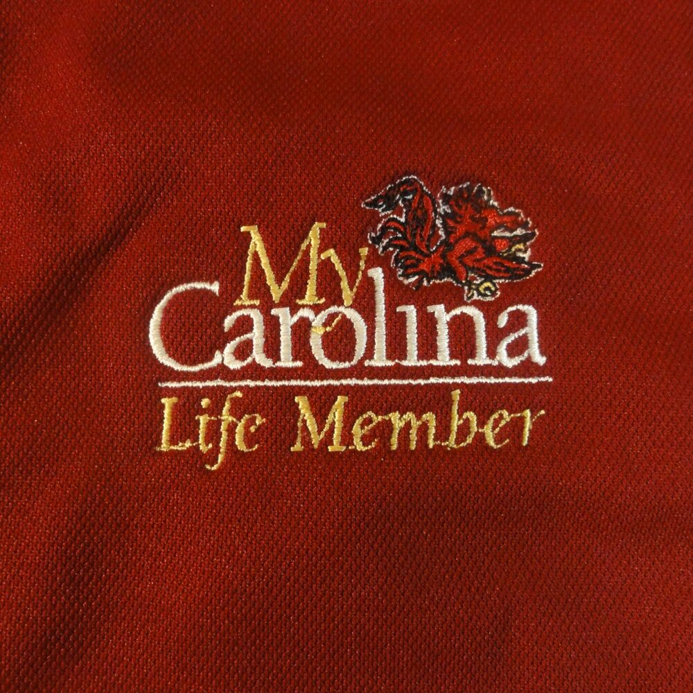 Nike Golf Shirt My Carolina Mens XL Maroon 3 Button Polo‎ - Picture 2 of 11
